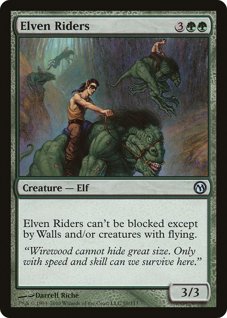Elven Riders (DPA-059) [Misc] Duels of the Planeswalkers MTG Single Wizards of the Coast