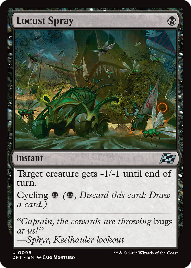 Locust Spray (DFT-095) [Aetherdrift] MTG Single Wizards of the Coast