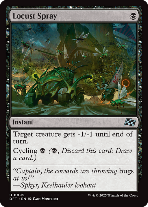 Locust Spray (DFT-095) [Aetherdrift] MTG Single Wizards of the Coast