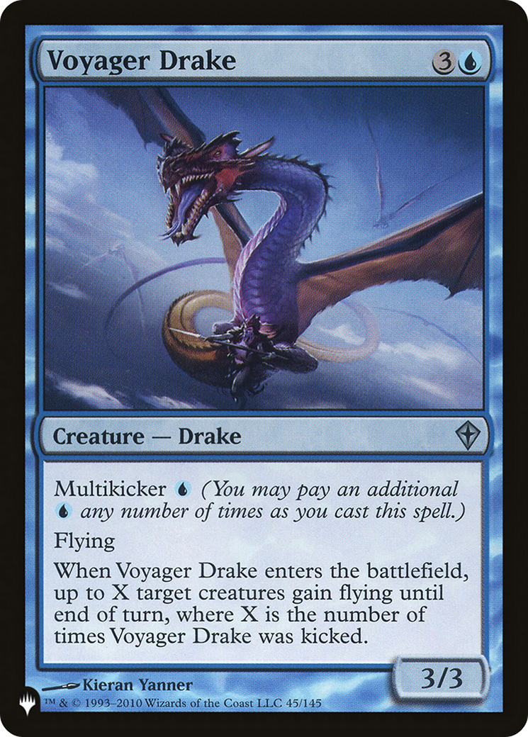 Voyager Drake (LIST-WWK-45) [Mystery Booster] The List MTG Single Wizards of the Coast
