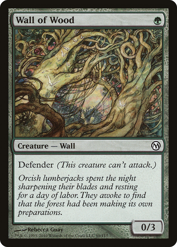 Wall of Wood (DPA-089) [Misc] Duels of the Planeswalkers MTG Single Wizards of the Coast