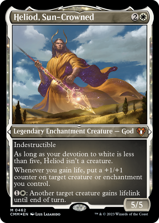 Heliod, Sun-Crowned (CMM-462) [Commander Masters] Etched Foil MTG Single Wizards of the Coast