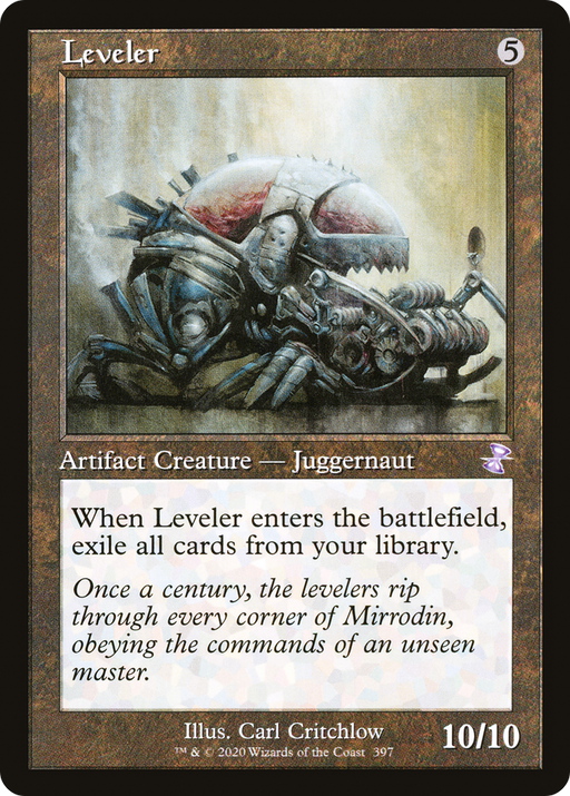 Leveler (TSR-397) [Time Spiral Remastered] Foil MTG Single Wizards of the Coast