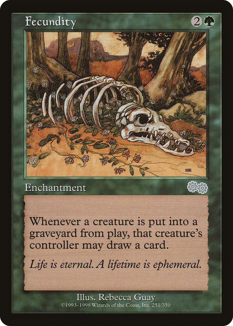 Fecundity (USG-251) [Urza's Saga] MTG Single Wizards of the Coast