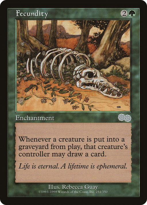 Fecundity (USG-251) [Urza's Saga] MTG Single Wizards of the Coast