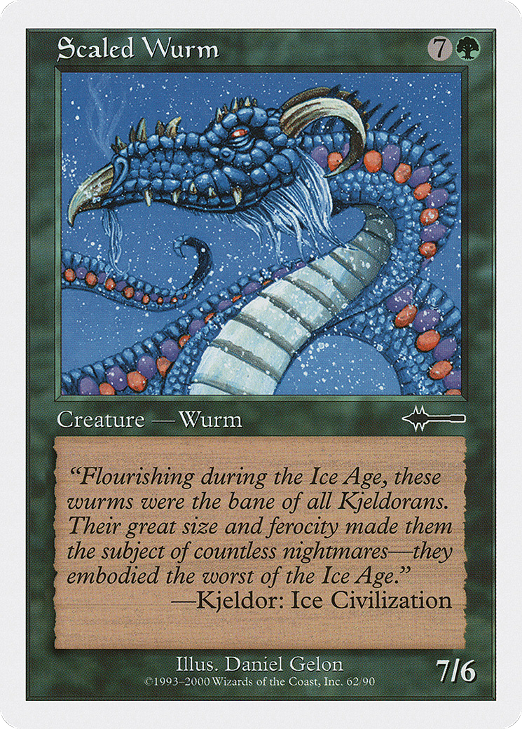 Scaled Wurm (BTD-062) [Misc] Beatdown Box Set MTG Single Wizards of the Coast