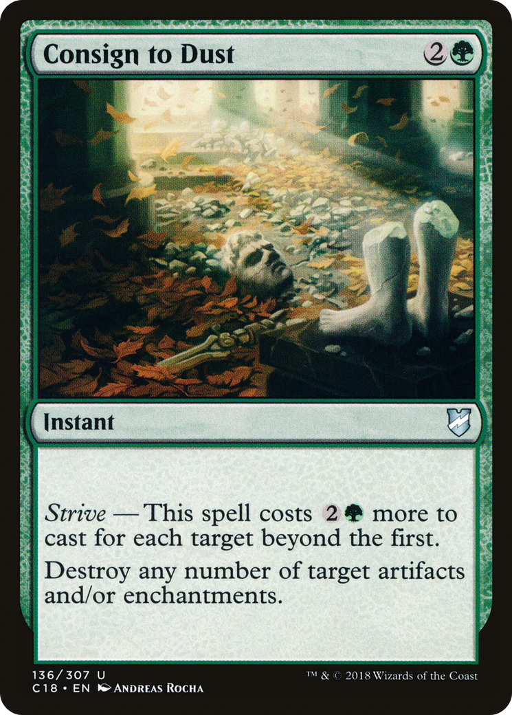 Consign to Dust (C18-136) [Commander 2018] MTG Single Wizards of the Coast