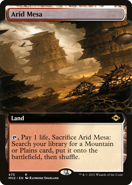 Arid Mesa (MH2-475) [Modern Horizons 2] (Extended Art) MTG Single Wizards of the Coast