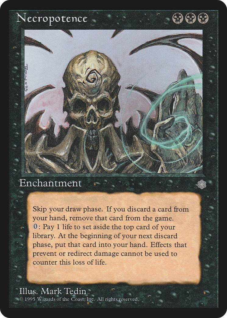 Necropotence (ICE-154) [Ice Age] MTG Single Wizards of the Coast