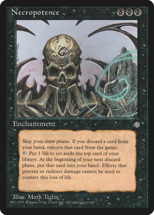 Necropotence (ICE-154) [Ice Age] MTG Single Wizards of the Coast