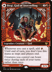 Birgi, God of Storytelling (KHM-311) [Kaldheim] (Showcase) MTG Single Wizards of the Coast