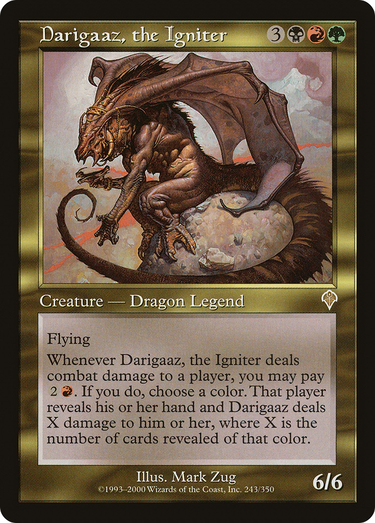 Darigaaz, the Igniter (INV-243) [Invasion] MTG Single Wizards of the Coast