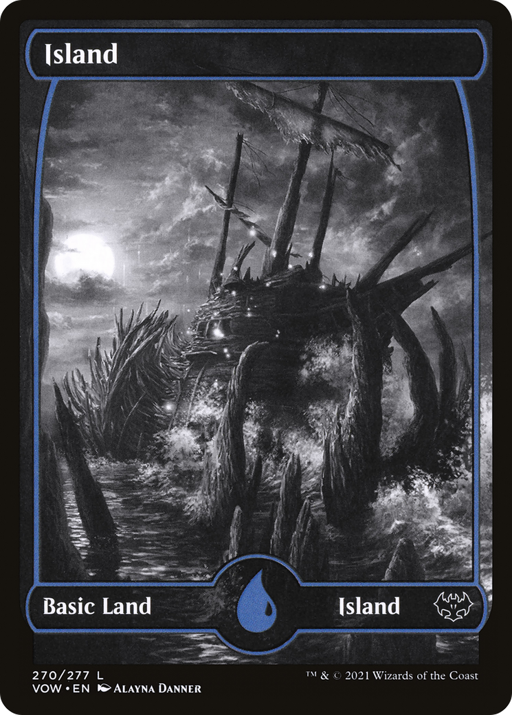 Island (270) (VOW-270) [Innistrad: Crimson Vow] (Showcase) MTG Single Wizards of the Coast