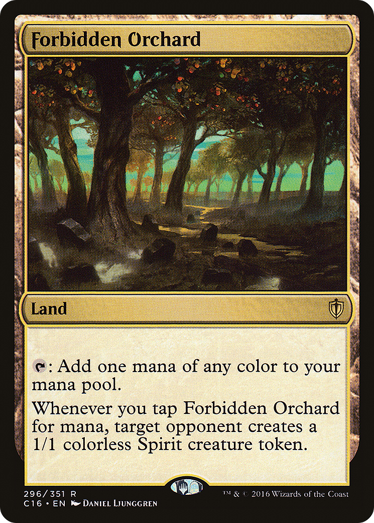 Forbidden Orchard (C16-296) [Commander 2016] MTG Single Wizards of the Coast