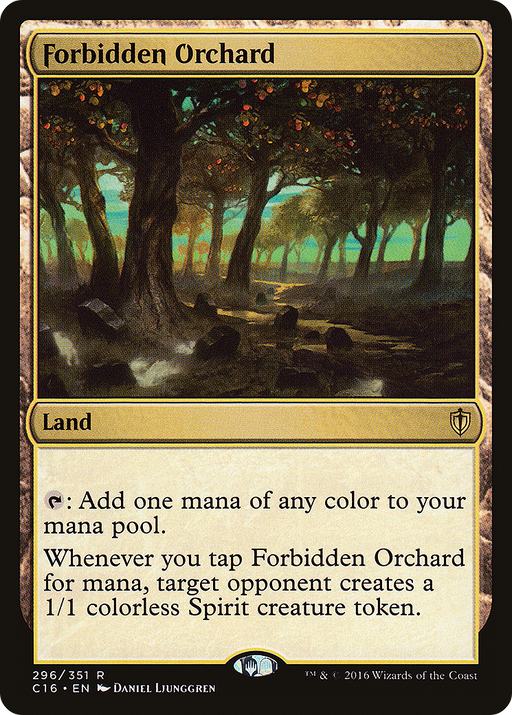 Forbidden Orchard (C16-296) [Commander 2016] MTG Single Wizards of the Coast