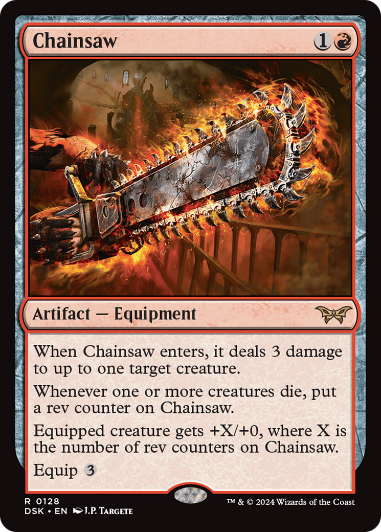 Chainsaw (DSK-128) [Duskmourn: House of Horror] Foil MTG Single Wizards of the Coast