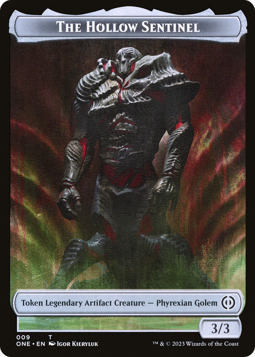 The Hollow Sentinel (TONE-009) [Tokens] Phyrexia: All Will Be One Tokens Foil MTG Single Wizards of the Coast