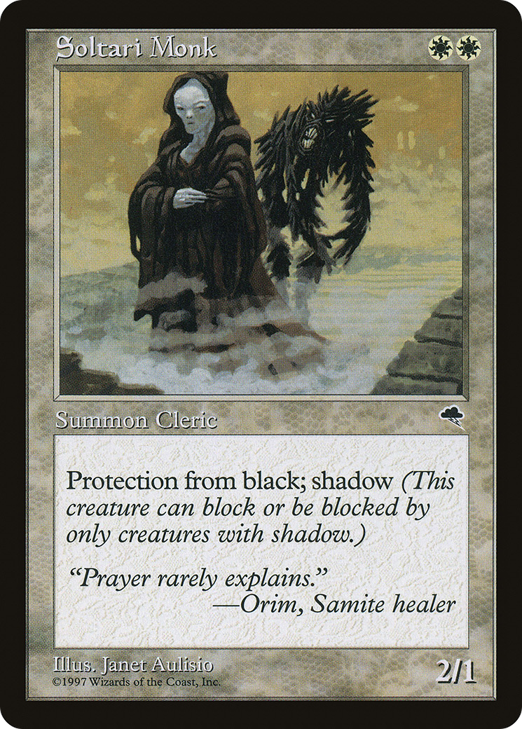 Soltari Monk (TMP-045) [Tempest] MTG Single Wizards of the Coast
