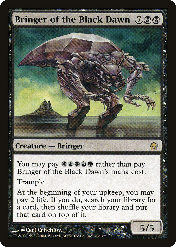 Bringer of the Black Dawn (5DN-043) [Fifth Dawn] Foil MTG Single Wizards of the Coast