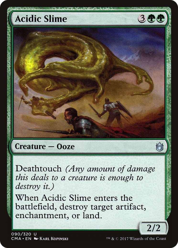 Acidic Slime (CMA-090) [Commander Anthology] MTG Single Wizards of the Coast