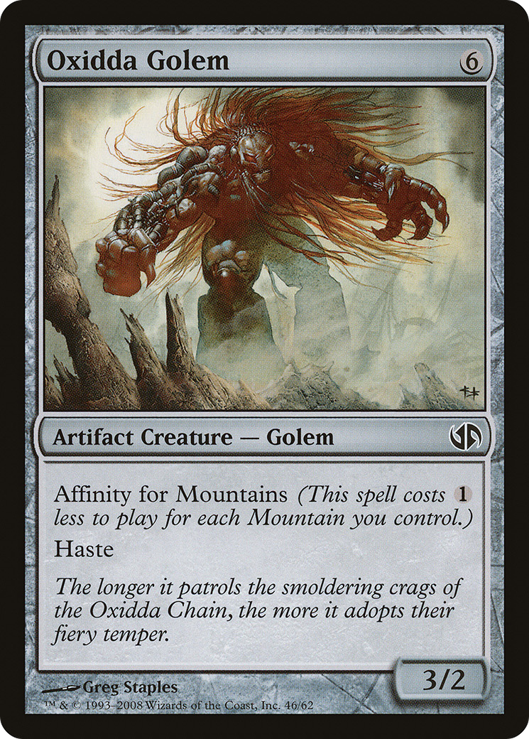 Oxidda Golem (DD2-046) [Misc] Duel Decks: Jace vs. Chandra MTG Single Wizards of the Coast