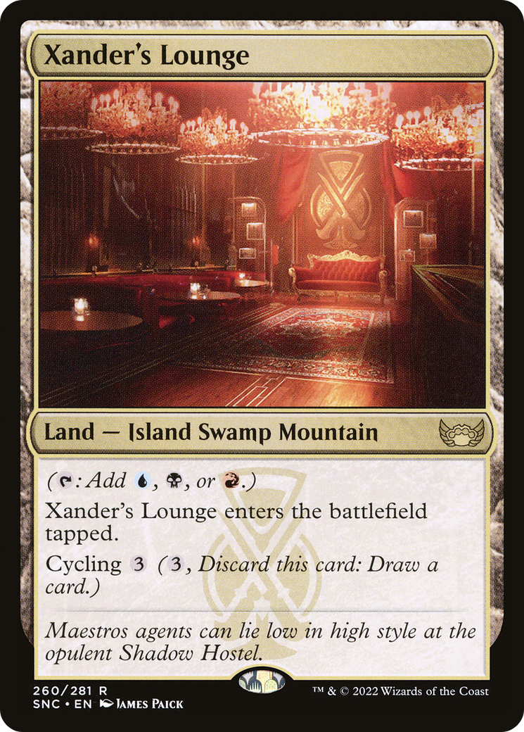 Xander's Lounge (SNC-260) [Streets of New Capenna] MTG Single Wizards of the Coast
