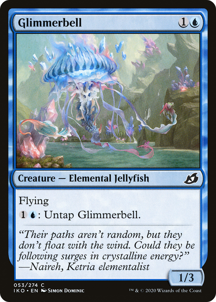 Glimmerbell (IKO-053) [Ikoria: Lair of Behemoths] Foil MTG Single Wizards of the Coast