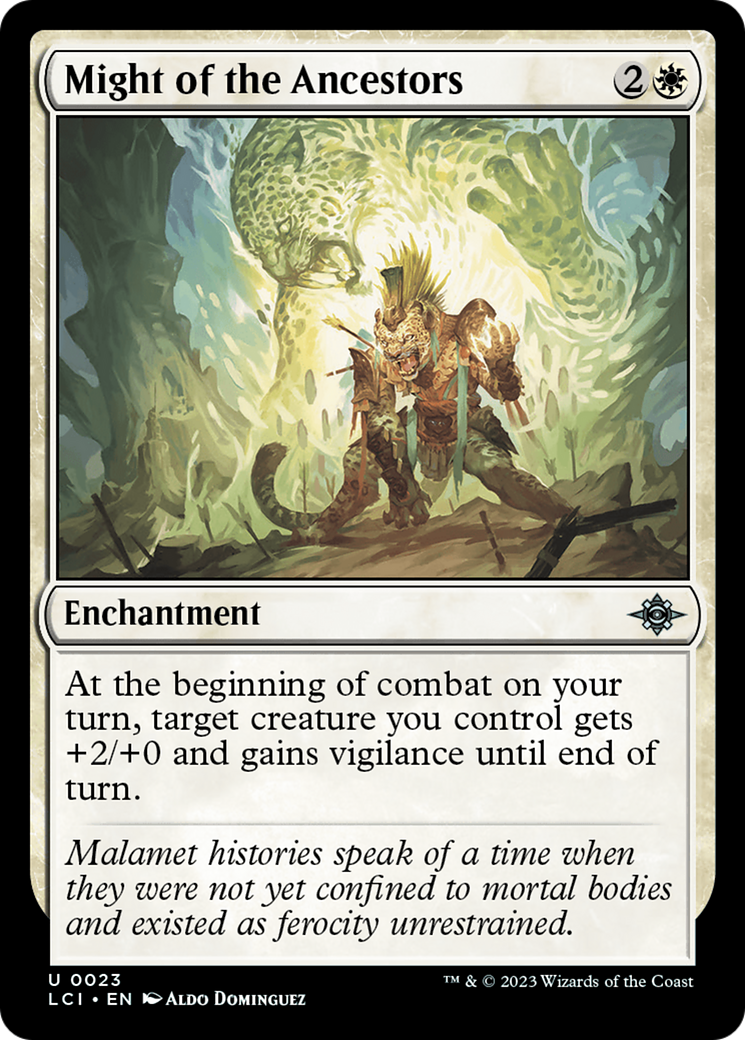 Might of the Ancestors (LCI-023) [The Lost Caverns of Ixalan] MTG Single Wizards of the Coast