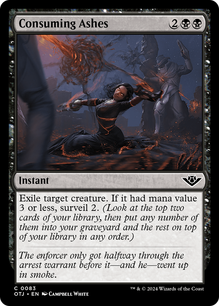 Consuming Ashes (OTJ-083) [Outlaws of Thunder Junction] MTG Single Wizards of the Coast