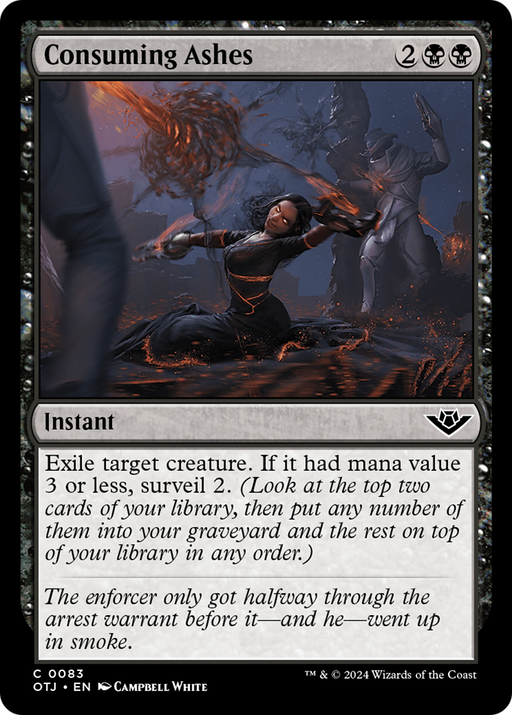 Consuming Ashes (OTJ-083) [Outlaws of Thunder Junction] MTG Single Wizards of the Coast