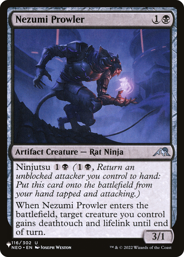 Nezumi Prowler (LIST-116/302) [Mystery Booster] The List MTG Single Wizards of the Coast