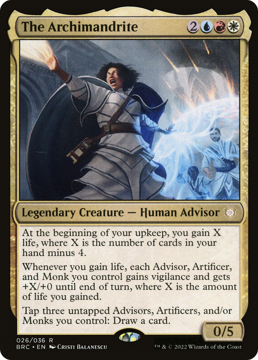 The Archimandrite (BRC-026) [The Brothers' War Commander] MTG Single Wizards of the Coast