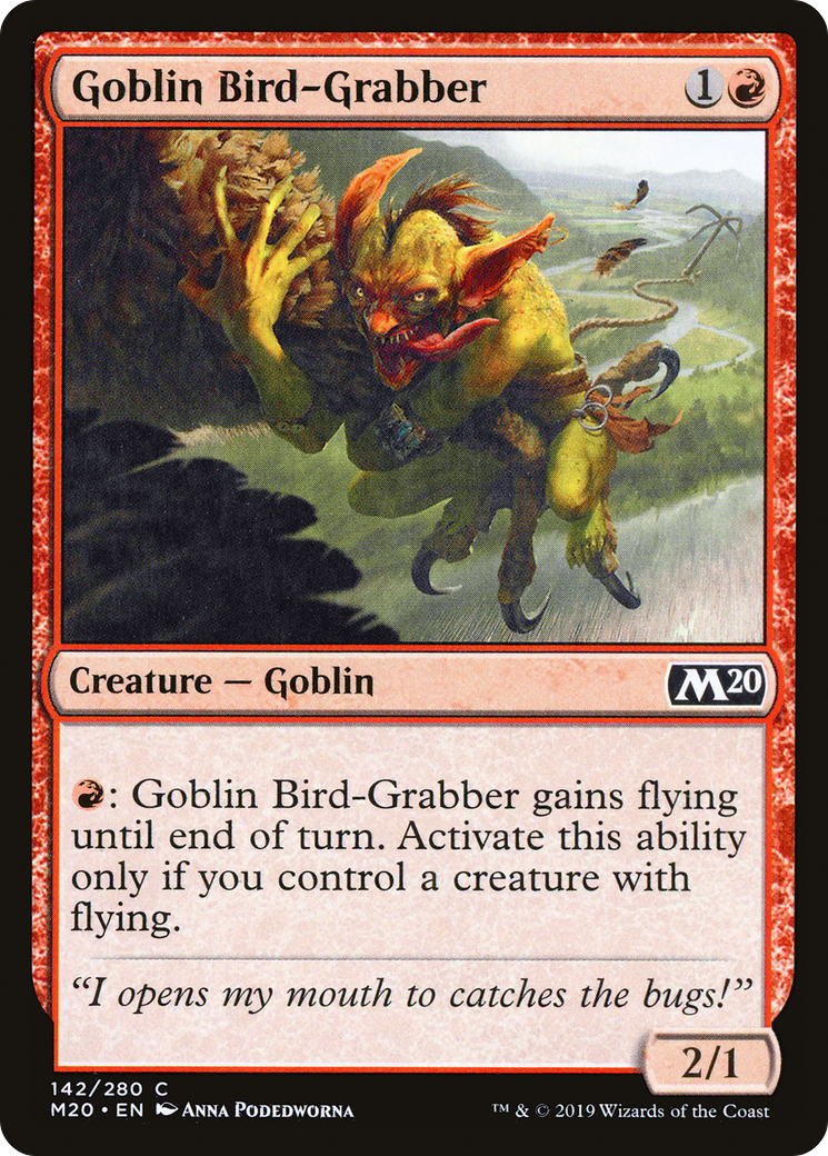 Goblin Bird-Grabber (M20-142) [Core Set 2020] Foil MTG Single Wizards of the Coast