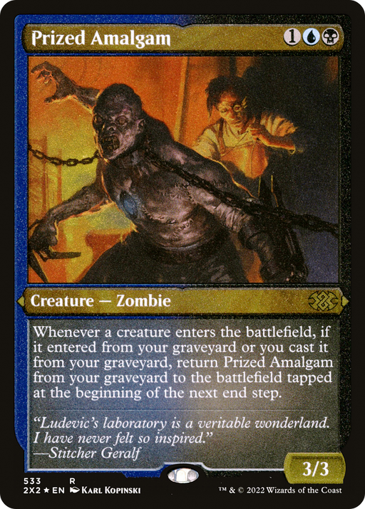 Prized Amalgam (Foil Etched) (2X2-533) [Double Masters 2022] Foil MTG Single Wizards of the Coast