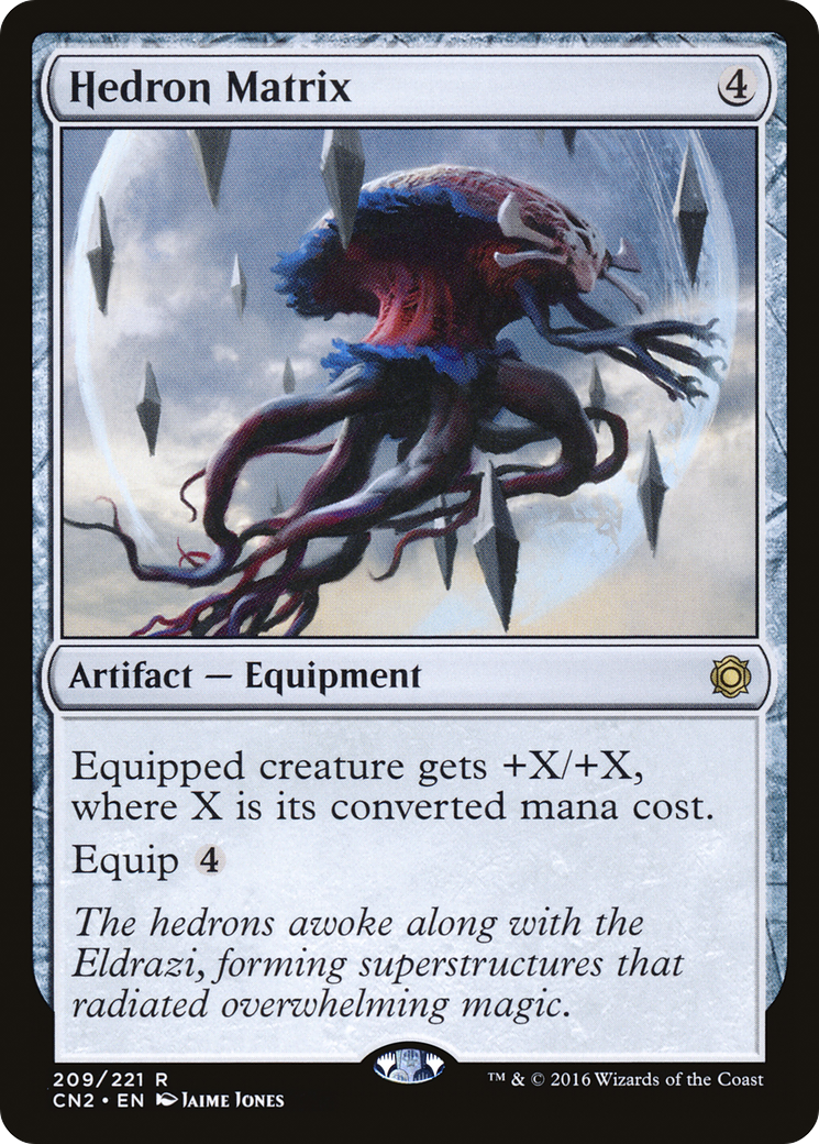 Hedron Matrix (CN2-209) [Conspiracy: Take the Crown] Foil MTG Single Wizards of the Coast