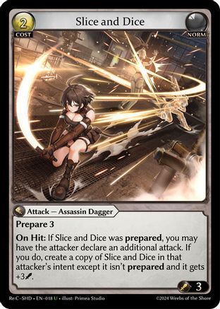 Slice and Dice (018) [Tristan ReCollection Shadowdancer] Grand Archive Single Weebs of the Shore