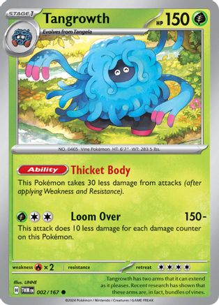 Tangrowth (2) [SV: Twilight Masquerade] Pokemon Single Pokémon