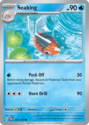 Seaking (45) [SV: Twilight Masquerade] Pokemon Single Pokémon