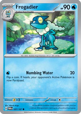 Frogadier (57) [SV: Twilight Masquerade] Pokemon Single Pokémon