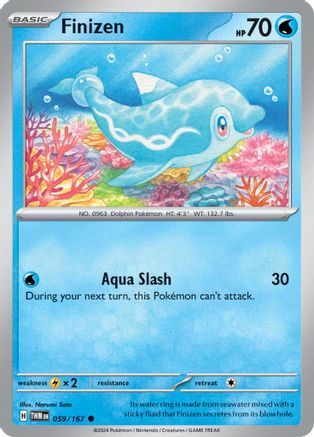 Finizen (59) [SV: Twilight Masquerade] Pokemon Single Pokémon