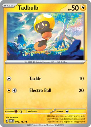 Tadbulb (73) [SV: Twilight Masquerade] Pokemon Single Pokémon