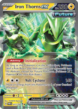Iron Thorns ex - 077/167 Holofoil [SV: Twilight Masquerade] Pokemon Single Pokémon