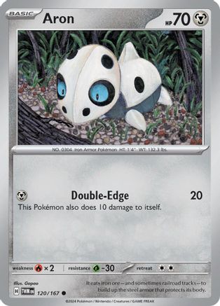 Aron (120) [SV: Twilight Masquerade] Pokemon Single Pokémon