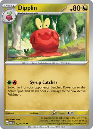 Dipplin - 127/167 [SV: Twilight Masquerade] Pokemon Single Pokémon
