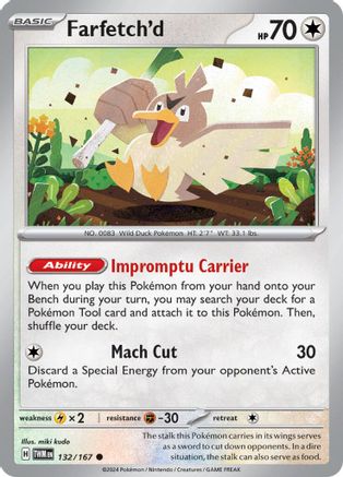 Farfetch'd (132) [SV: Twilight Masquerade] Pokemon Single Pokémon
