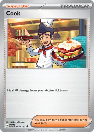 Cook (147) Reverse Holofoil [SV: Twilight Masquerade] Pokemon Single Pokémon
