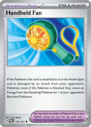 Handheld Fan (150) Reverse Holofoil [SV: Twilight Masquerade] Pokemon Single Pokémon