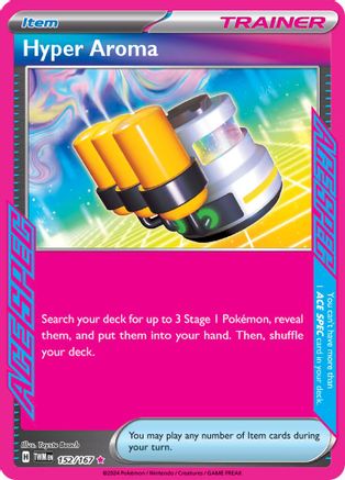Hyper Aroma (152) Holofoil [SV: Twilight Masquerade] Pokemon Single Pokémon