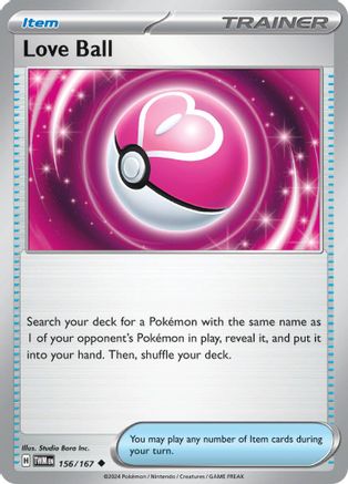 Love Ball (156) [SV: Twilight Masquerade] Pokemon Single Pokémon