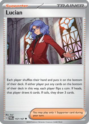 Lucian - 157/167 [SV: Twilight Masquerade] Pokemon Single Pokémon